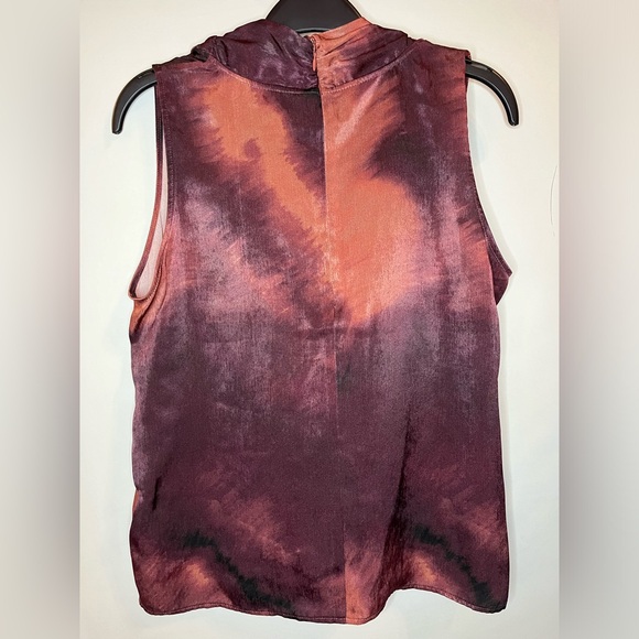 DKNY Women’s Tie-Neck Sleeveless Blouse, NWT, M - Picture 4 of 7